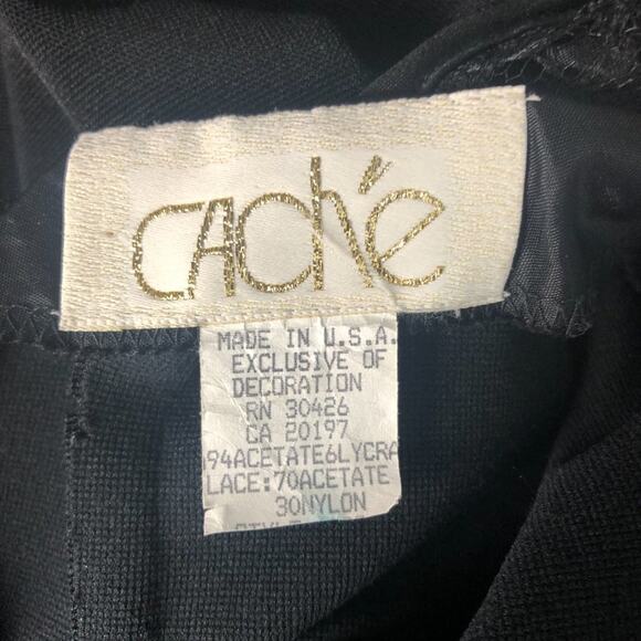 Vintage Cache Maxi Dress Womens Small Empire Sequin Formal Wedding Guest Party - Picture 2 of 14